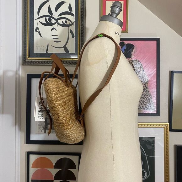 Xix Palms The Shorebreak Insulated Picnic Cooler Bag Handmade Jute Woven main image 7